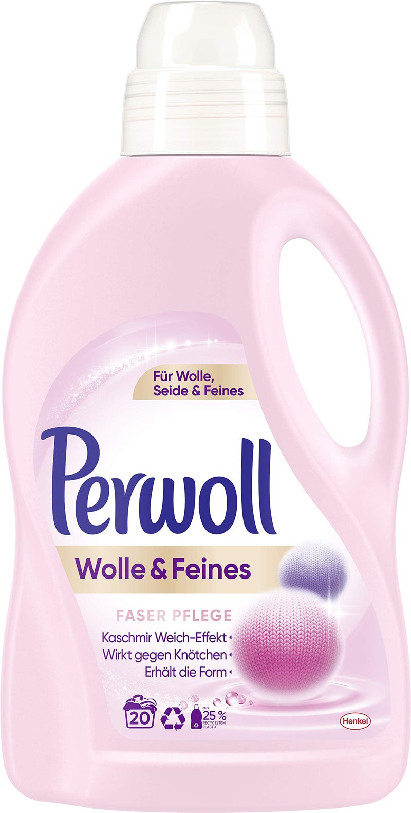 Perwoll Wool & Fine Fabric Care Liquid Detergent for Wool, Silk and Fine Fabrics (1 x 20 wash Loads | 1.5L) - Image 1
